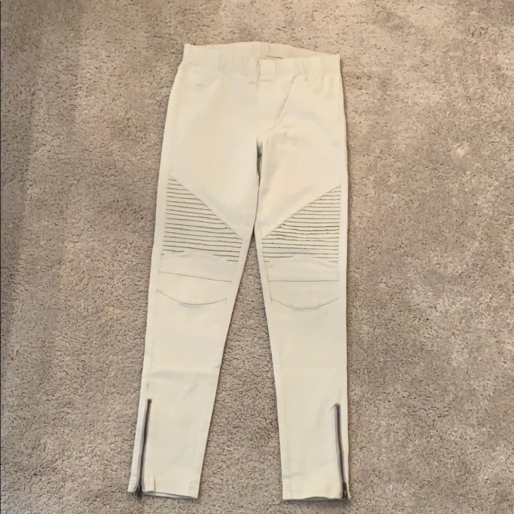 High waisted skinny “jegging”
